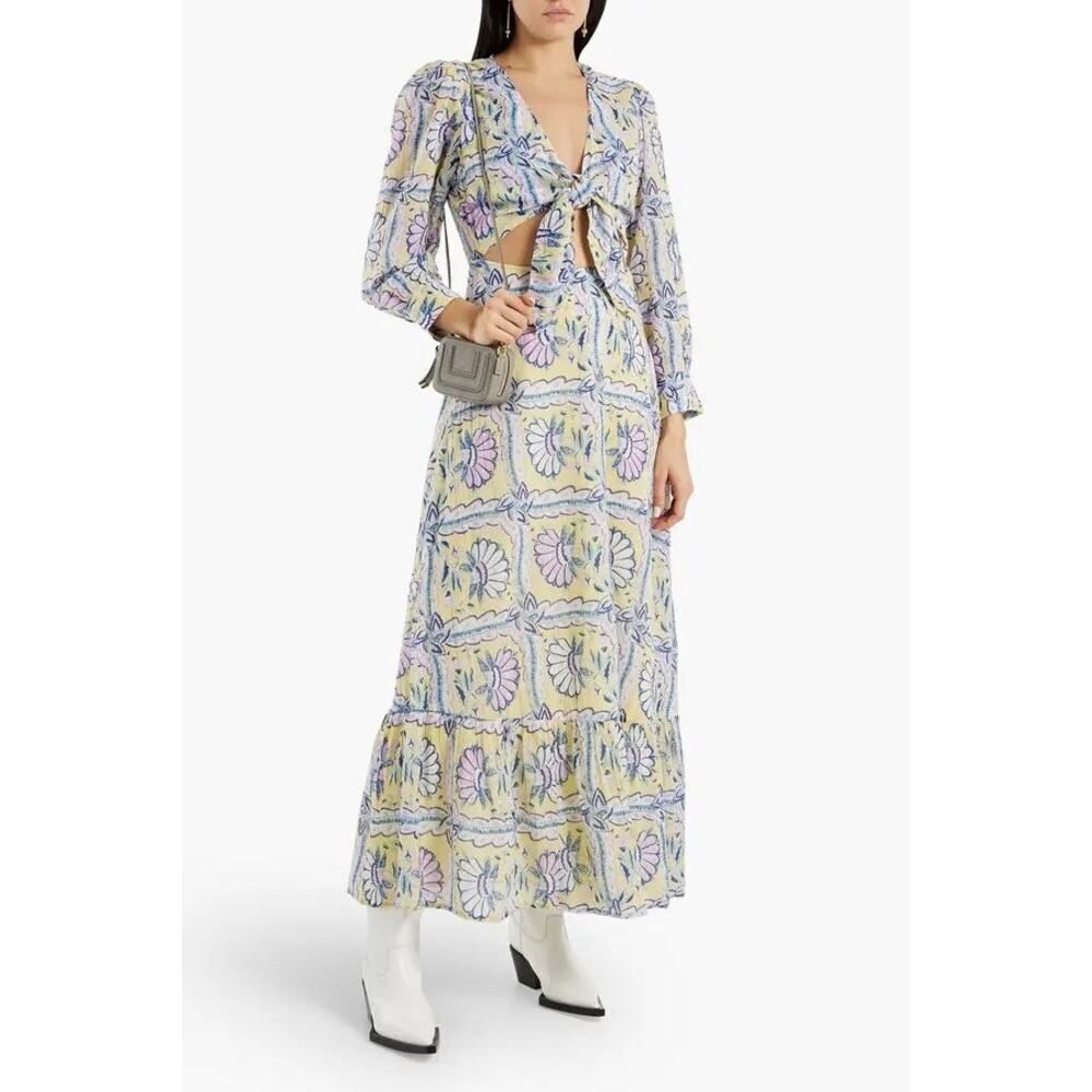 ANTIK BATIK
Hupa Cutout Printed Maxi Dress💜